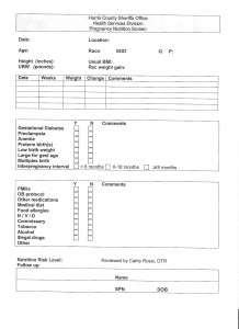 Harris County Pregnancy Nutrition Screen