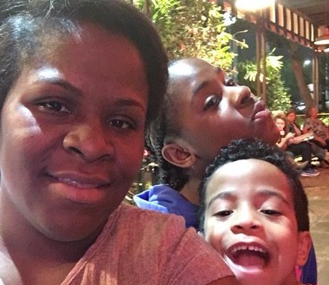 Veronica Lockett and kids